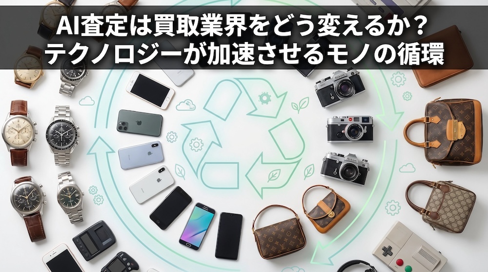 AI査定は買取業界をどう変えるか？テクノロジーが加速させるモノの循環